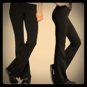 Gap Body /Fit gFlex Black Workout Pants M/L Long EUC